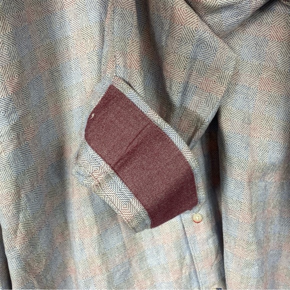Visconti Black Signature Series Long Sleeve Flip Cuff Button Down Colorful Large - Picture 5 of 8